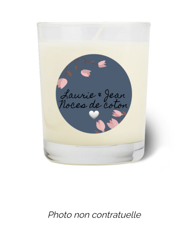 Bougie personnalisée Cadeau  de Pâques
