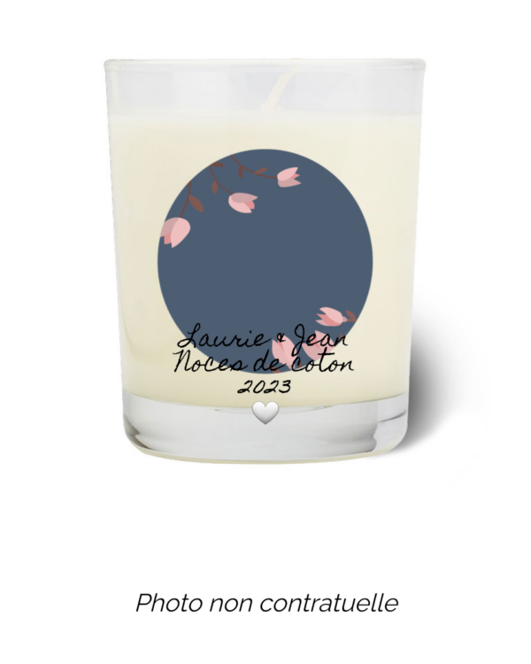 Bougie personnalisée Cadeau  de Pâques