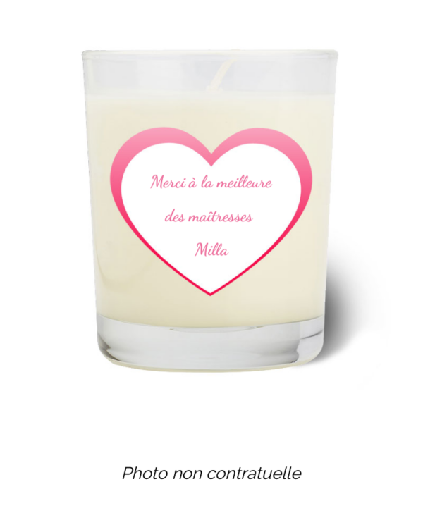 Bougie personnalisée Cadeau  de Pâques