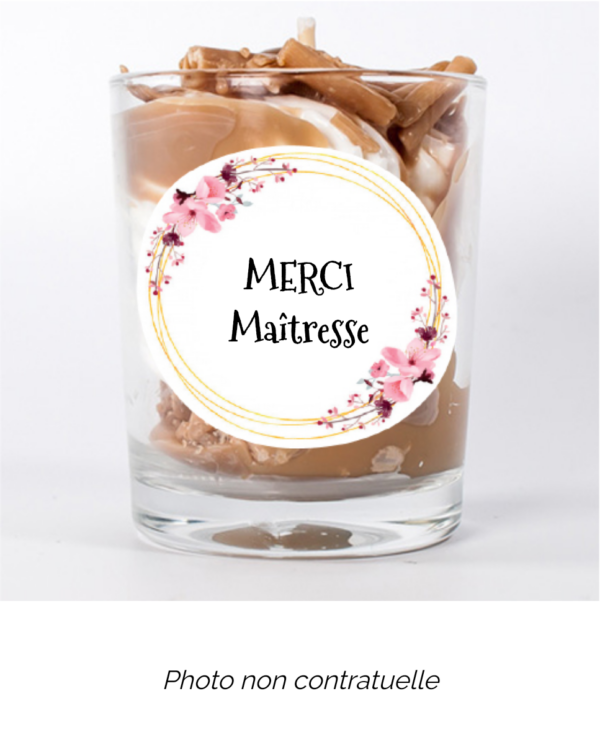 Bougie personnalisée Cadeau  de Pâques