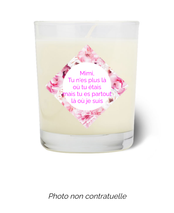 Bougie personnalisée Cadeau  de Pâques