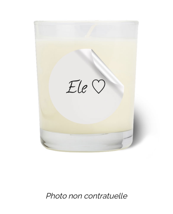 Bougie personnalisée Cadeau  de Pâques