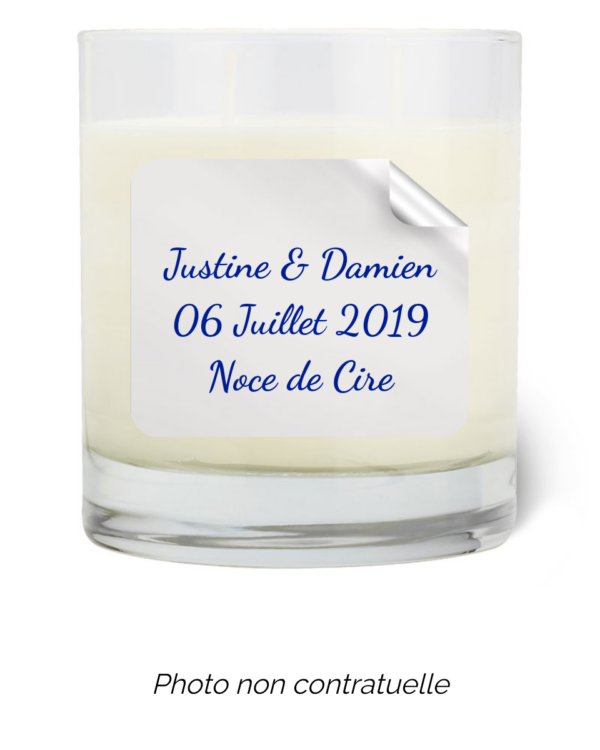 Bougie personnalisée Cadeau  de Pâques