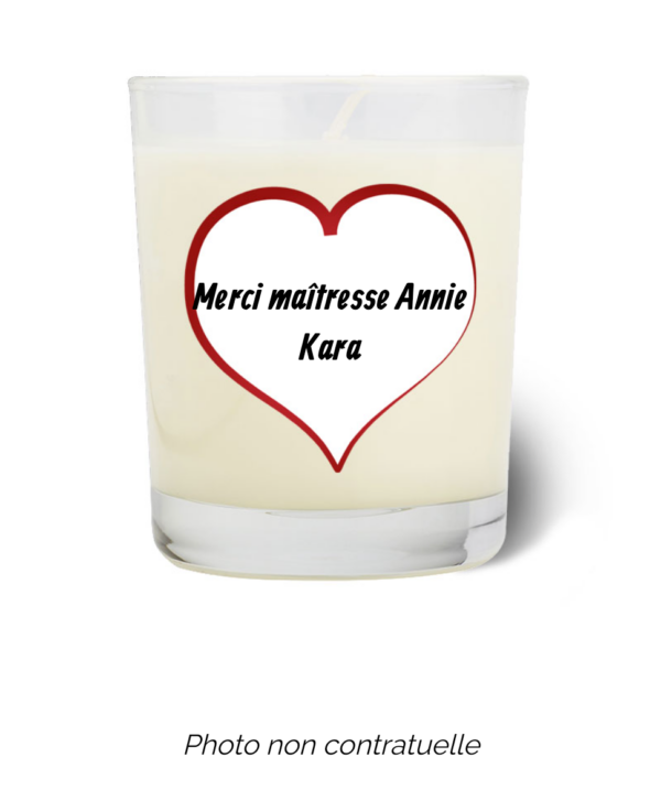 Bougie personnalisée Cadeau  de Pâques