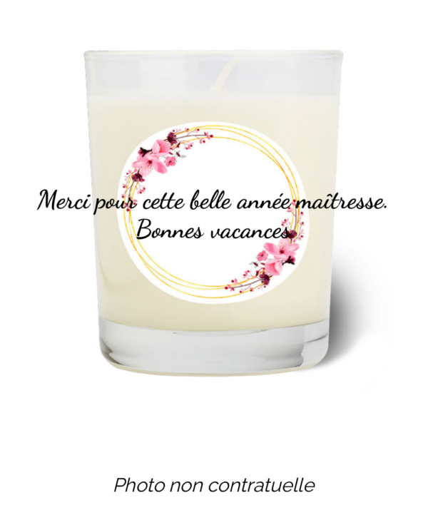Bougie personnalisée Cadeau  de Pâques