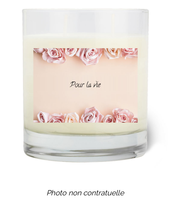 Bougie personnalisée Cadeau  de Pâques