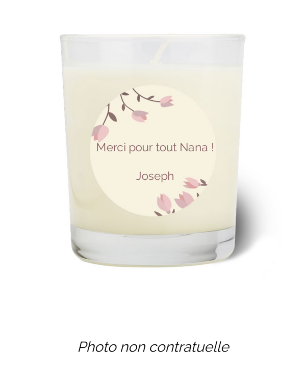 Bougie personnalisée Cadeau  de Pâques