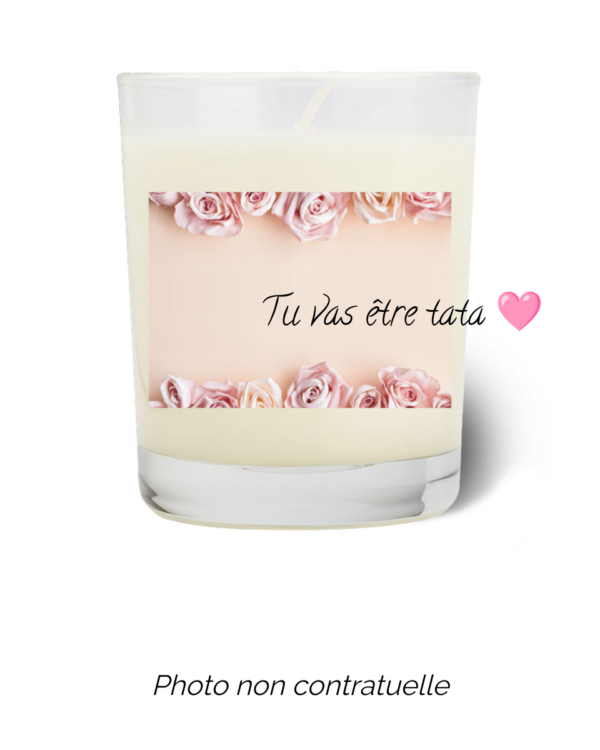 Bougie personnalisée Cadeau  de Pâques