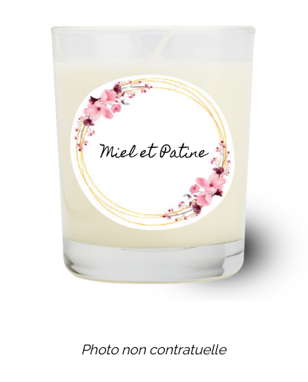 Bougie personnalisée Cadeau  de Pâques