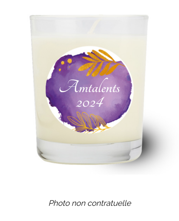 Bougie personnalisée Cadeau  de Pâques