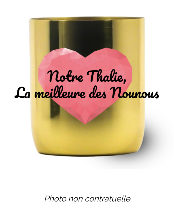 Bougie personnalisée Cadeau  de mariage ou noces de cire