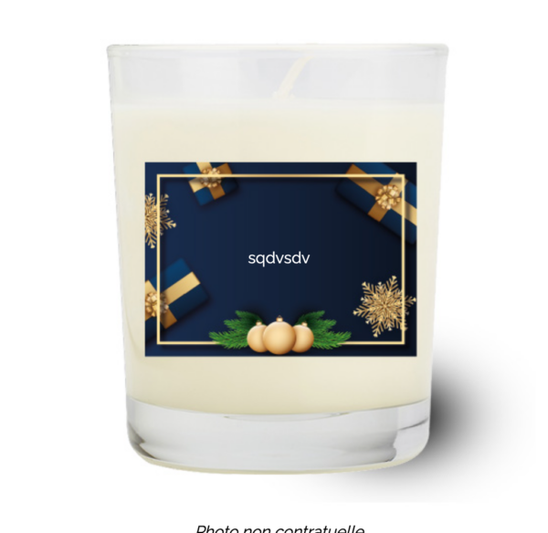 Bougie personnalisée Cadeau  de Pâques