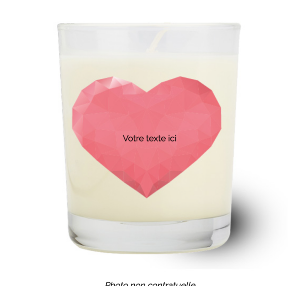 Bougie personnalisée Cadeau  de Pâques