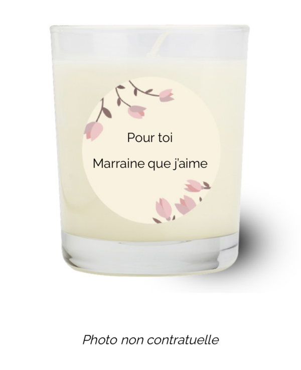 Bougie personnalisée Cadeau  de Pâques