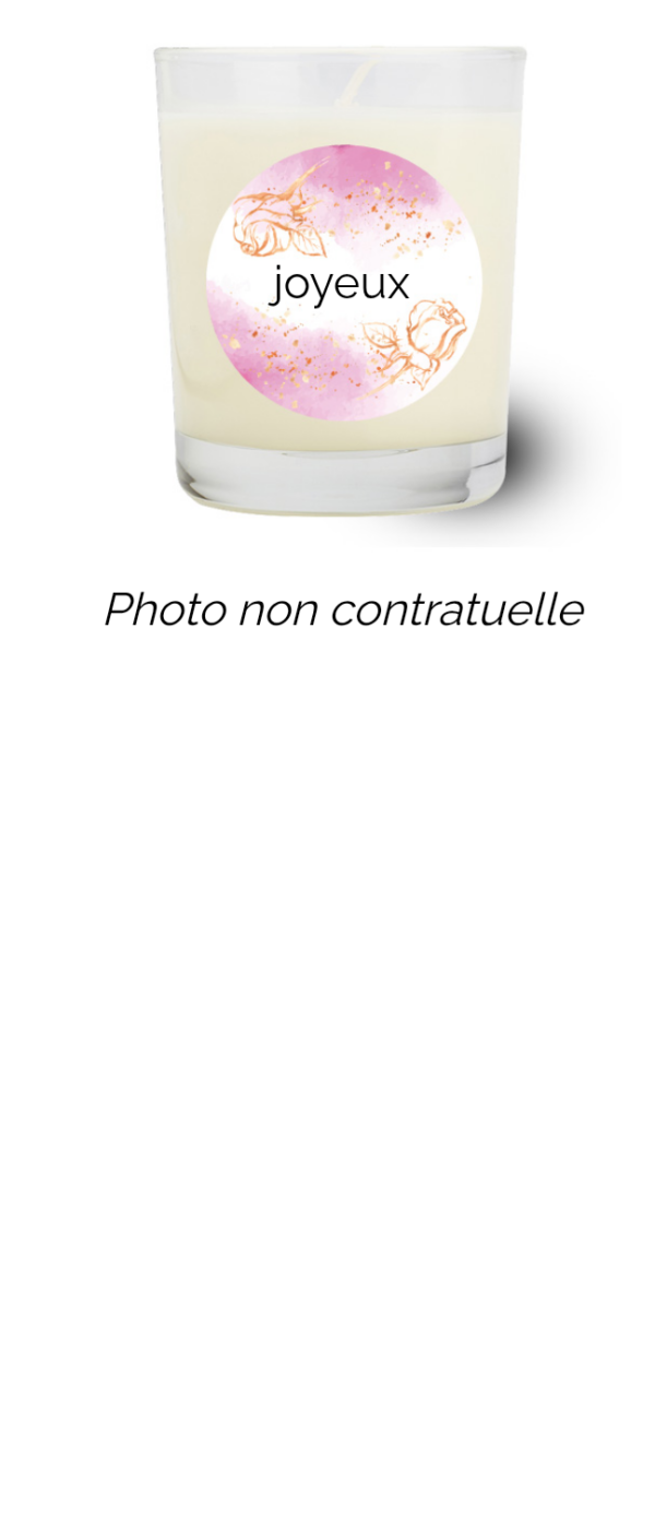 Bougie personnalisée Cadeau  de Pâques