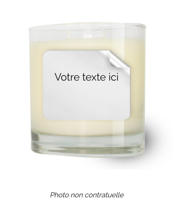 Bougie personnalisée Cadeau  de Pâques
