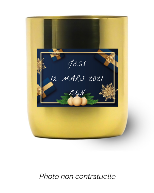 Bougie personnalisée Cadeau  de fête des Grand-mères