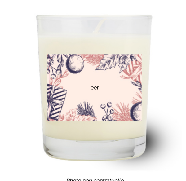 Bougie personnalisée Cadeau  de Pâques