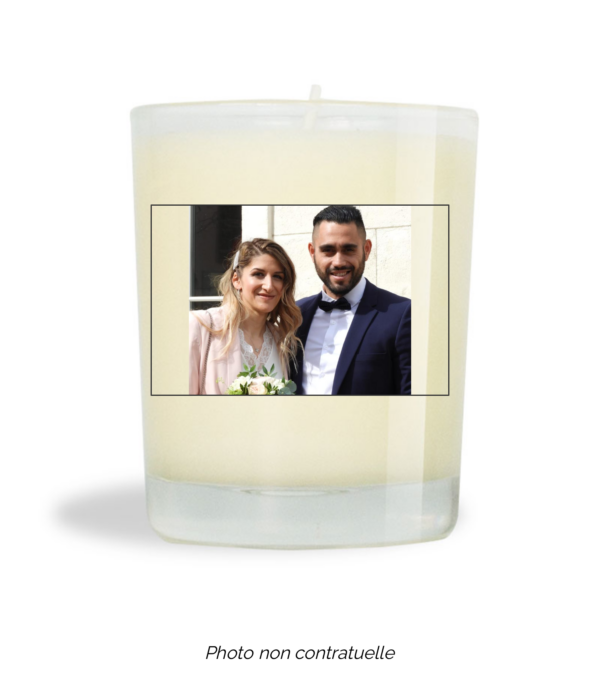 Bougie personnalisée Cadeau  de Pâques