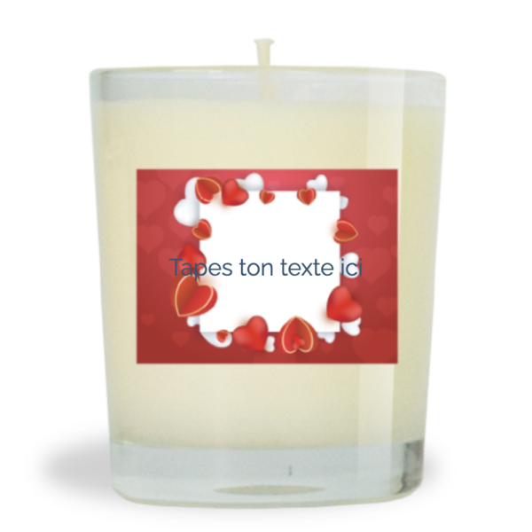 Bougie parfumée naturelle 130g Fleurs de Coton - Tapes ton texte ici