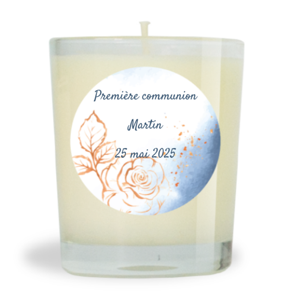 Bougie parfumée naturelle 130g Fleurs de Coton - Première communionMartin25 mai 2025