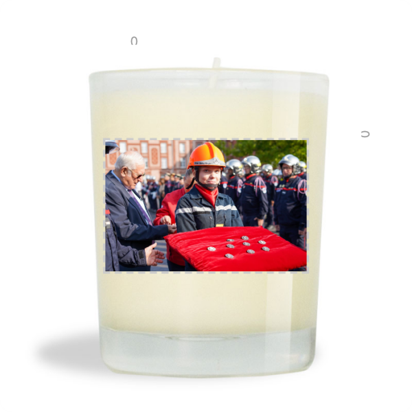 Bougie cire minérale non parfumée 70g  -