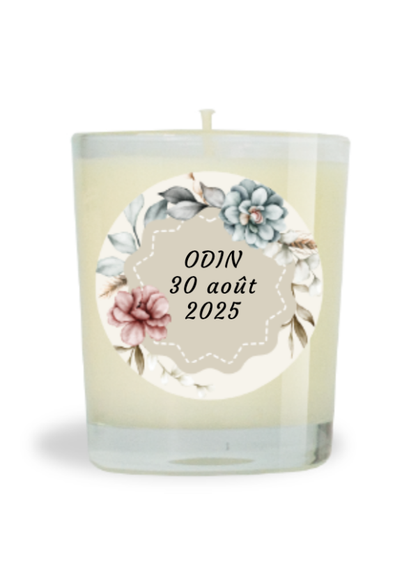 Bougie cire minérale non parfumée 70g  - ODIN
30 août
2025