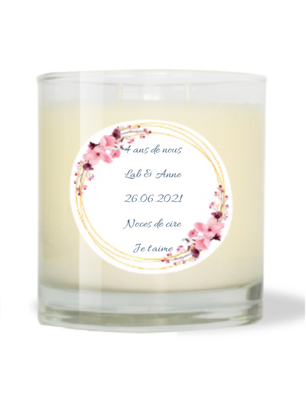 Bougie parfumée naturelle 240g Monoï de Tahiti - 4 ans de nous
Lab & Anne
26.06.2021
Noces de cire
Je t'aime