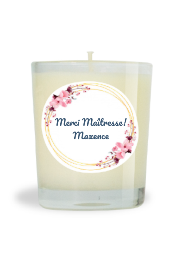 Bougie cire minérale non parfumée 70g  - Merci Maîtresse!
Maxence